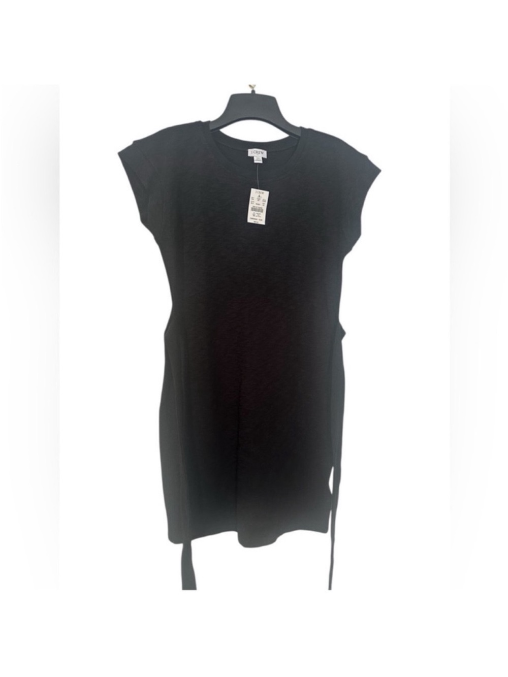 J. Crew Women’s Dark Charcoal Casual Crewneck Tee Shirt Dress